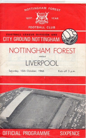 Match programme